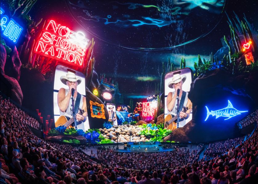 Kenny Chesney Gets His SPHERE On, No Shoes Nation Finds A New Dimension