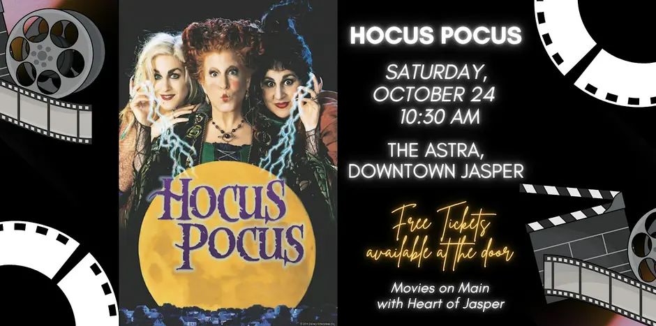Hocus Pocus to play at The Astra on Saturday, October 24