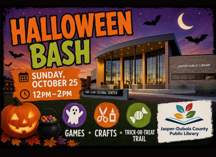 Jasper Public Library to Host its 5  th Annual Halloween Bash
