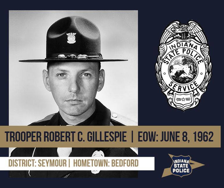 BLOOMINGTON DISTRICT TROOPERS HONOR FALLEN COMRADE