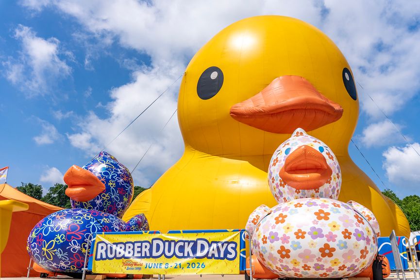 World’s Largest Rubber Duck Lands at Holiday World