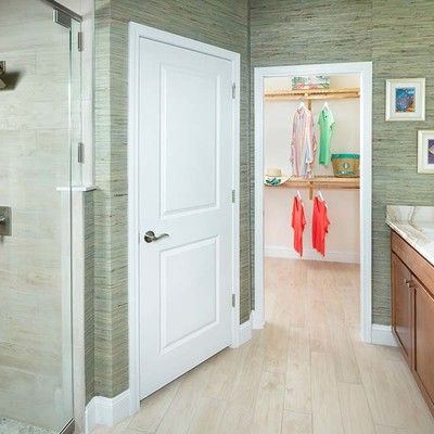 Bathroom with sink and shower