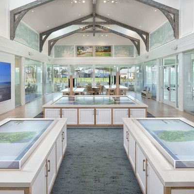 Various maps of land under glass