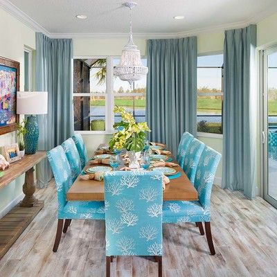 Dining room with large table and chairs