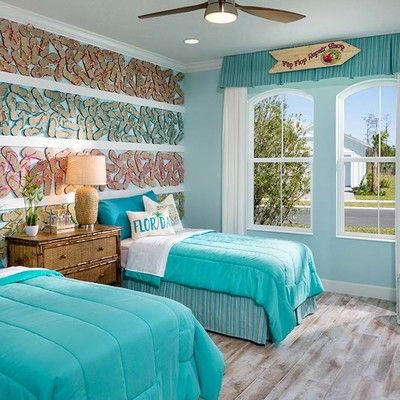 Bedroom with king size bed and large window