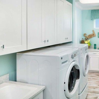 Laundry room with washer and dryer