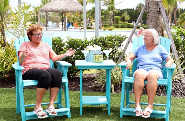 Dorothy Schackleton and Caroline Sprague