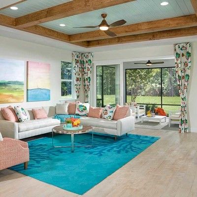 Large living room with sofa and an armchair