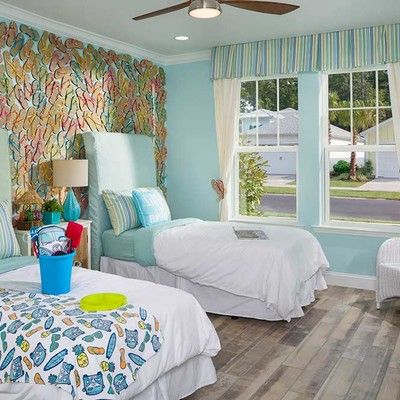 Room with two beds