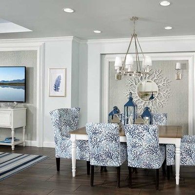 Room with a large table and chairs