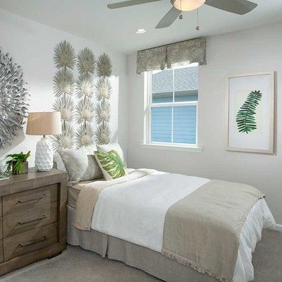 Bedroom with king size bed and window