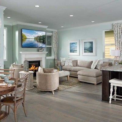 Large living room with sofa and two armchairs