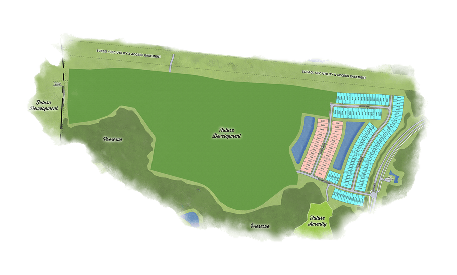 Latitude Margaritaville Hilton Head Plan with areas of community Phase 12 site plan and interest