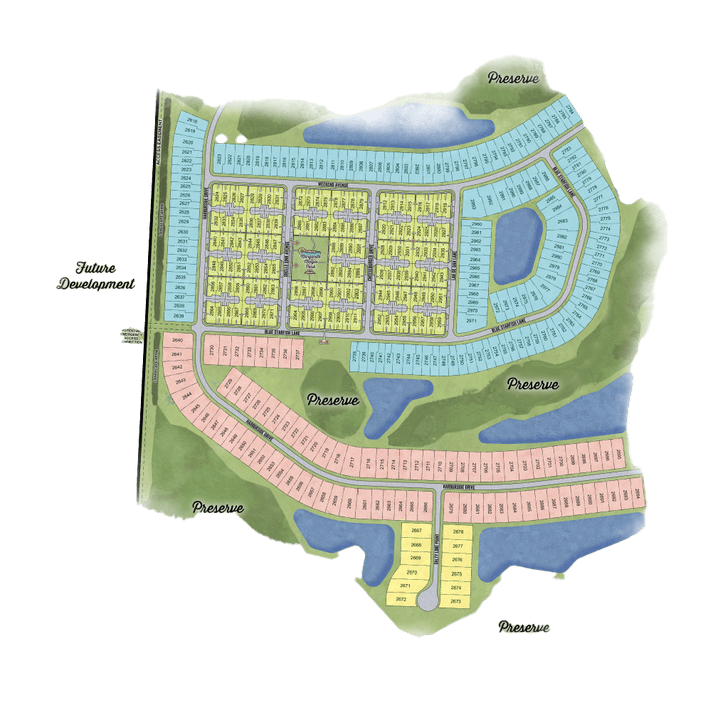 Latitude Margaritaville Hilton Head Plan with areas of community Phase 6 site plan and interest