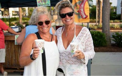 Residents enjoying the Latitude Bar