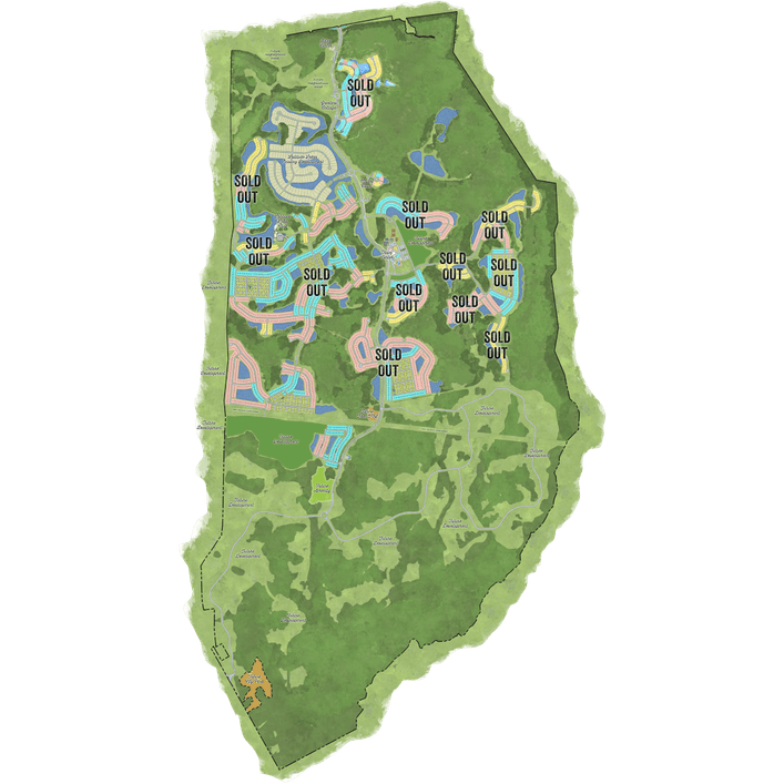 Latitude Margaritaville Hilton Head Plan with areas of community current homesite release and interest