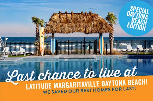  FINAL homesites available in Latitude Margaritaville Daytona Beach