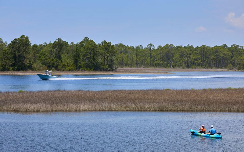 Couple enjoying the beautiful weather at Latitude Margaritaville Watersound