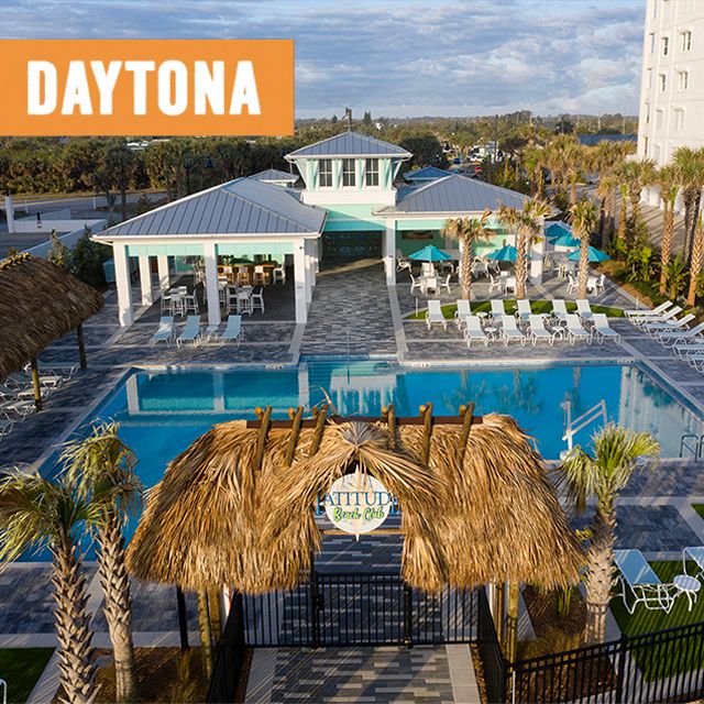 Latitude Margaritaville logo a Daytona Beach Beach Club
