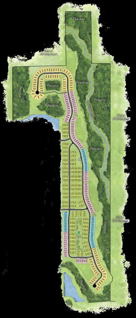 Latitude Margaritaville phase seven site plan with arial layout of the Daytona Beach development