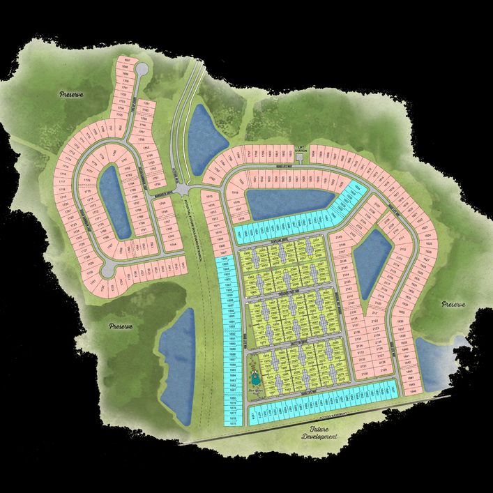 Latitude Margaritaville Hilton Head Plan with areas of community Phase 5 site plan and interest