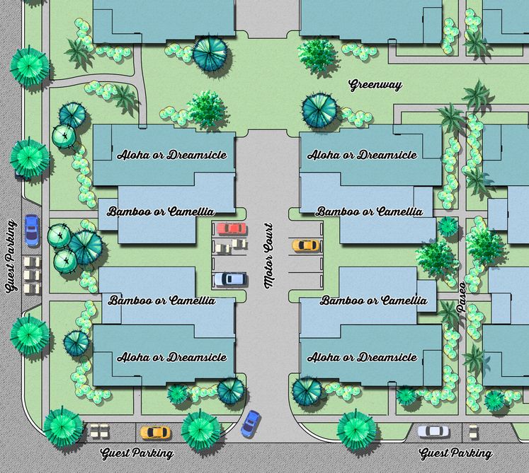 Latitude Margaritaville Conch Cottage layout rendering