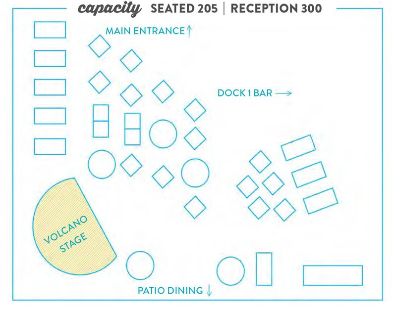 A image with Restaurant floor plan. Visually impaired customers please call for assistance.