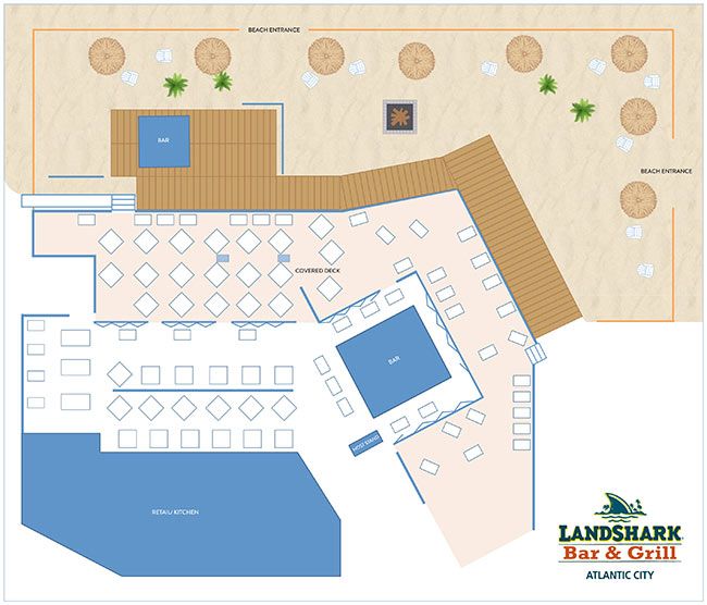 A image with a overhead view of Atlantic City Floor Plans. Visually impaired customers please call for assistance