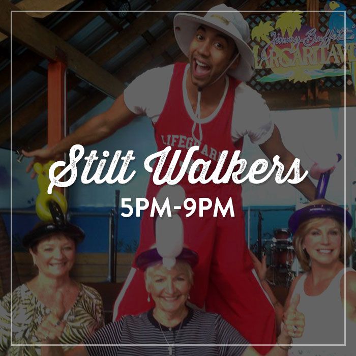 Daily Stilt Walkers from 5pm to 8pm