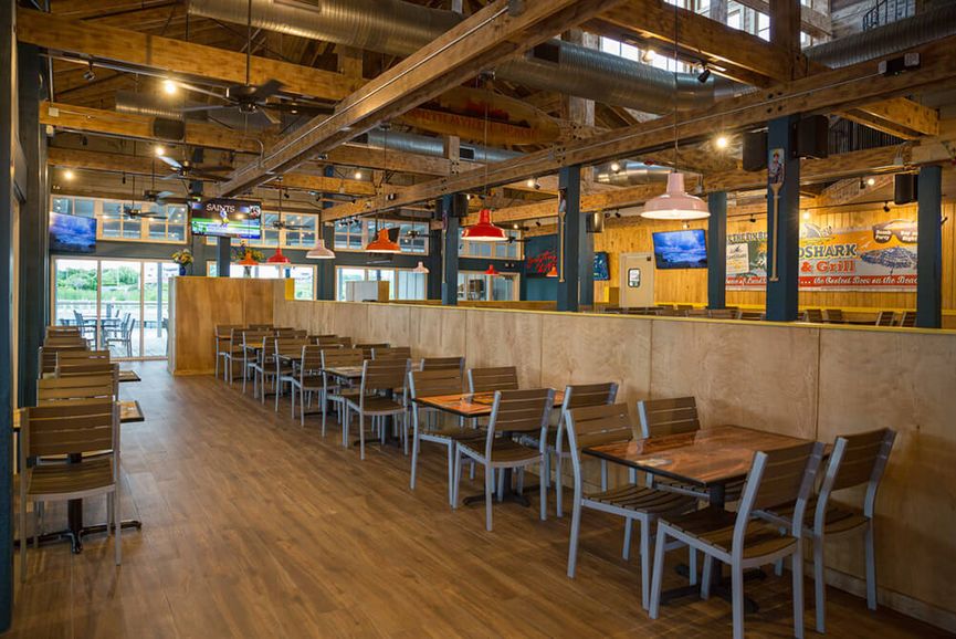 Main Indoor area with tables and chairs