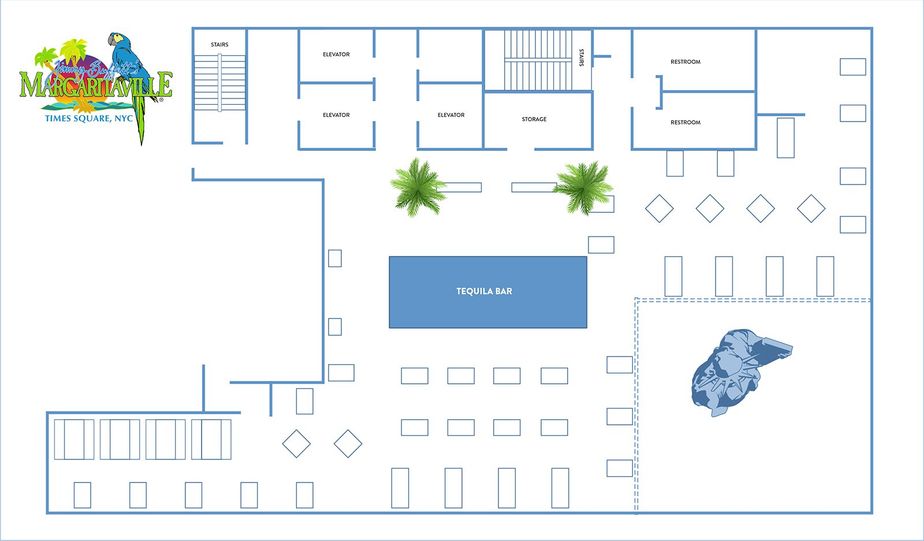 Overhead view of Third Floor