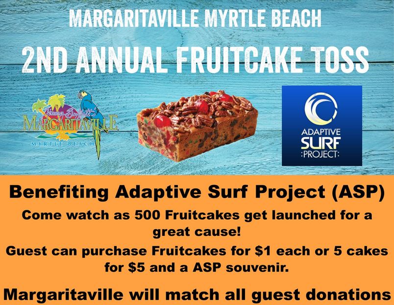 1:00-3:00pm : 2nd Annual Fruitcake Toss