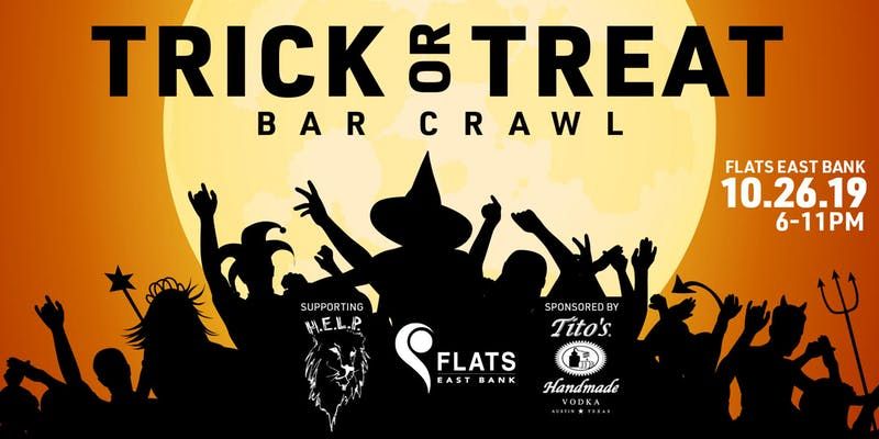 6:00-11:00pm : Adult Trick-or-Treat Costume Bar Crawl