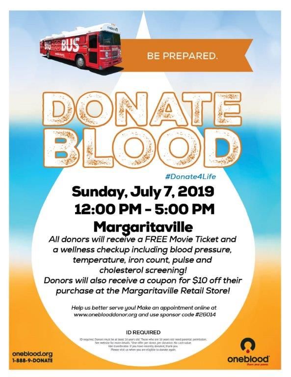 12:00-5:00pm : Community Blood Drive