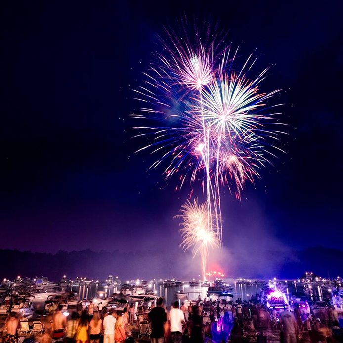 Full Moon Party - FIREWORKS!
