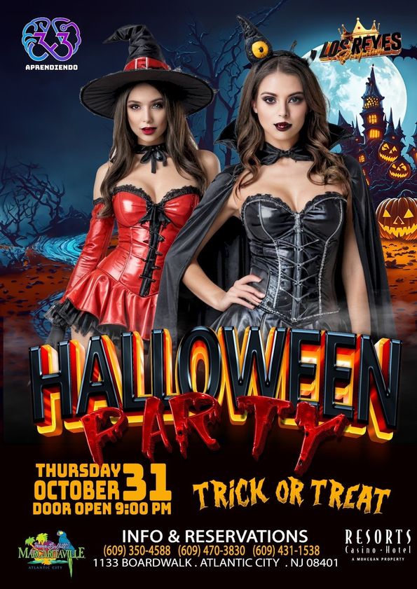 9:00pm-12:30am : Los Reyes Productions: Halloween Party