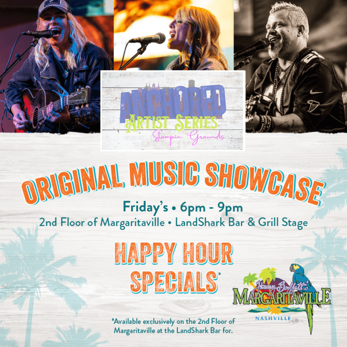 6:00 PM - 9:00 PM: Singer Songwriter Showcase