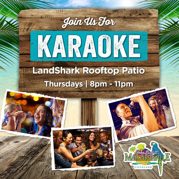 8:00-11:00pm : Rooftop Karaoke with DJ Spat