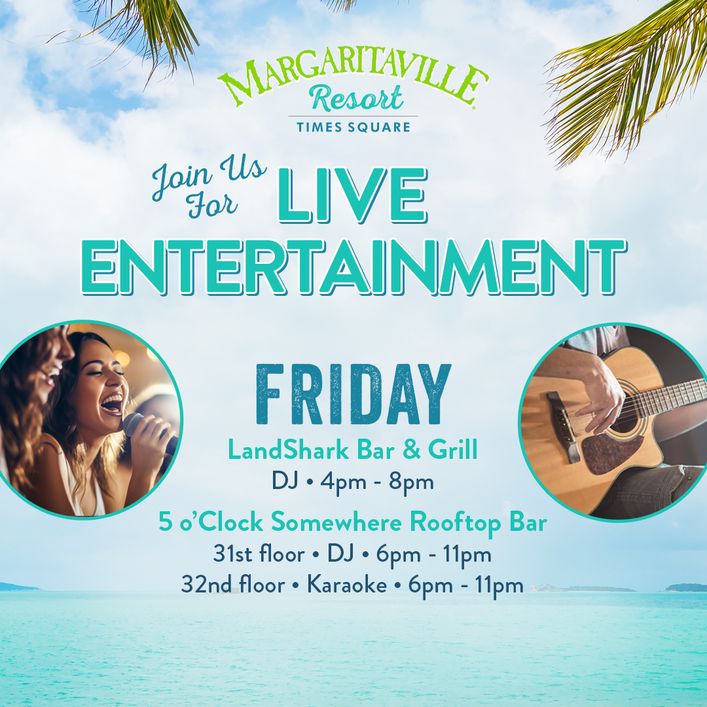 4:00-8:00pm : Live Entertainment