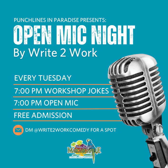 6:00pm : Open Mic Night : By Write 2 Work
