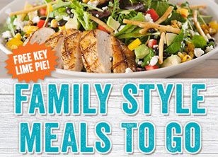 Family Style Meals To Go!