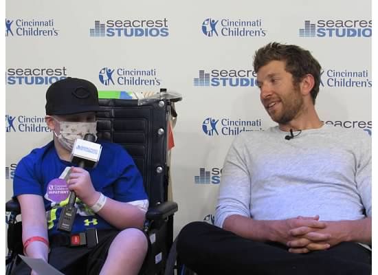 Brett Eldredge Makes A Special Visit To Seacrest Studios In Cincinnati