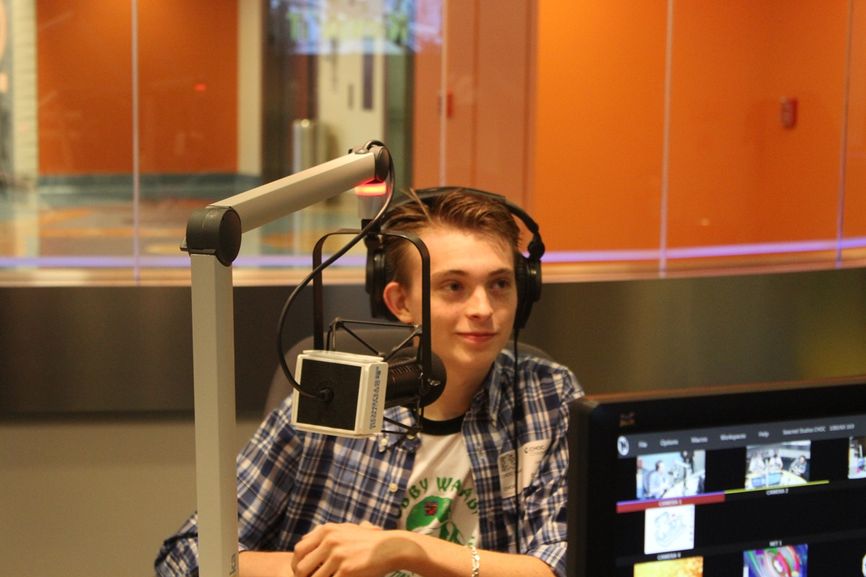 Dylan Snyder 'Kickin It' With Patients At Seacrest Studios