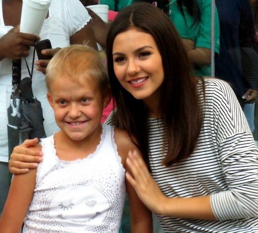 Victoria Justice Helps Kick Off The Fourth Of July At Seacrest Studios!