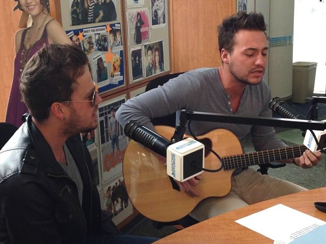 Love and Theft Rewrites One Of Their Songs At Seacrest Studios!