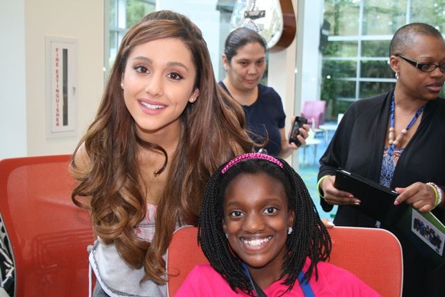 Ariana Grande Is Interviewed By Patients At Seacrest Studios!