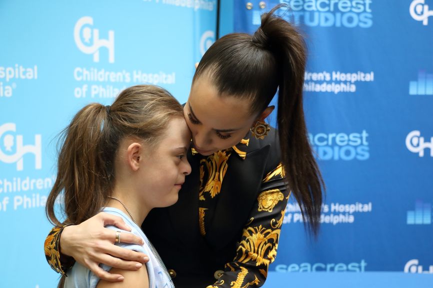 Sofia Carson Performs for CHOP Patients
