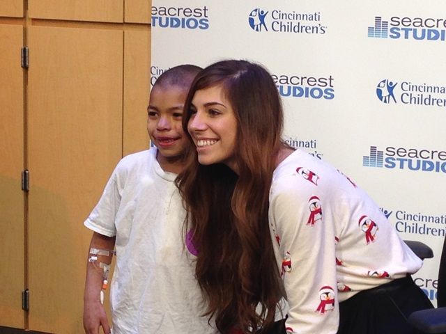 Christina Perri Starts The Holiday Season Off Right At Seacrest Studios