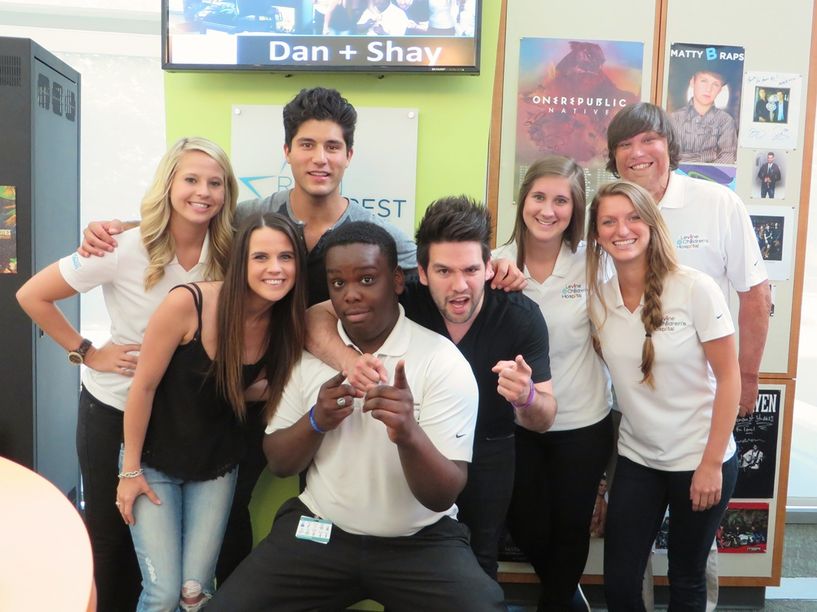 Dan + Shay + Seacrest Studios!