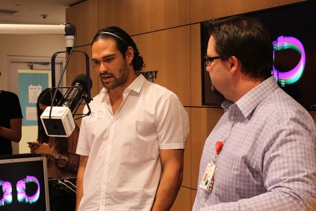 Mark Sanchez "Touched - Down" at Seacrest Studios!